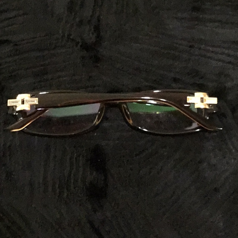Dior Black Rectangular Glasses - image 2